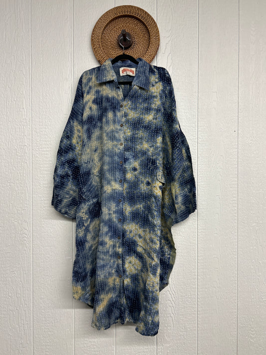 Pareo Kantha Free To Be Longsleeve Maxi 0526 043
