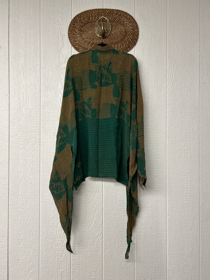 Crepe Sari Nirvana Button Down 1125 119