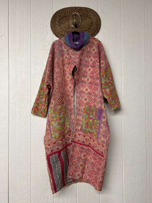 Fine Kantha Cowl Split Pullover 1225 044