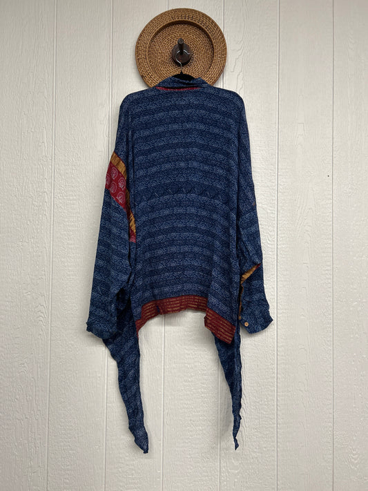 Crepe Sari Nirvana Button Down 1125 203