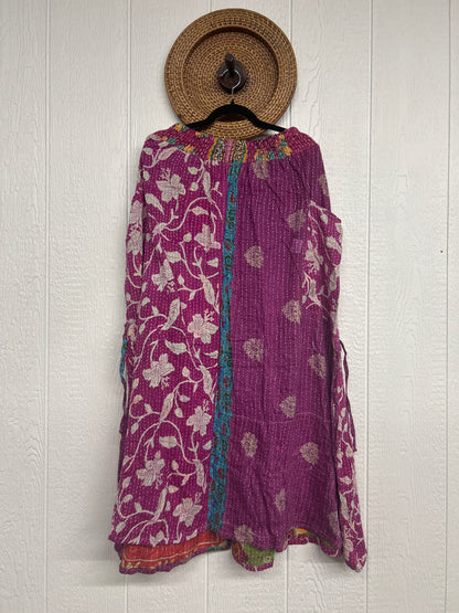 Pareo Kantha Butterfly Cargo Skirt 0426 192