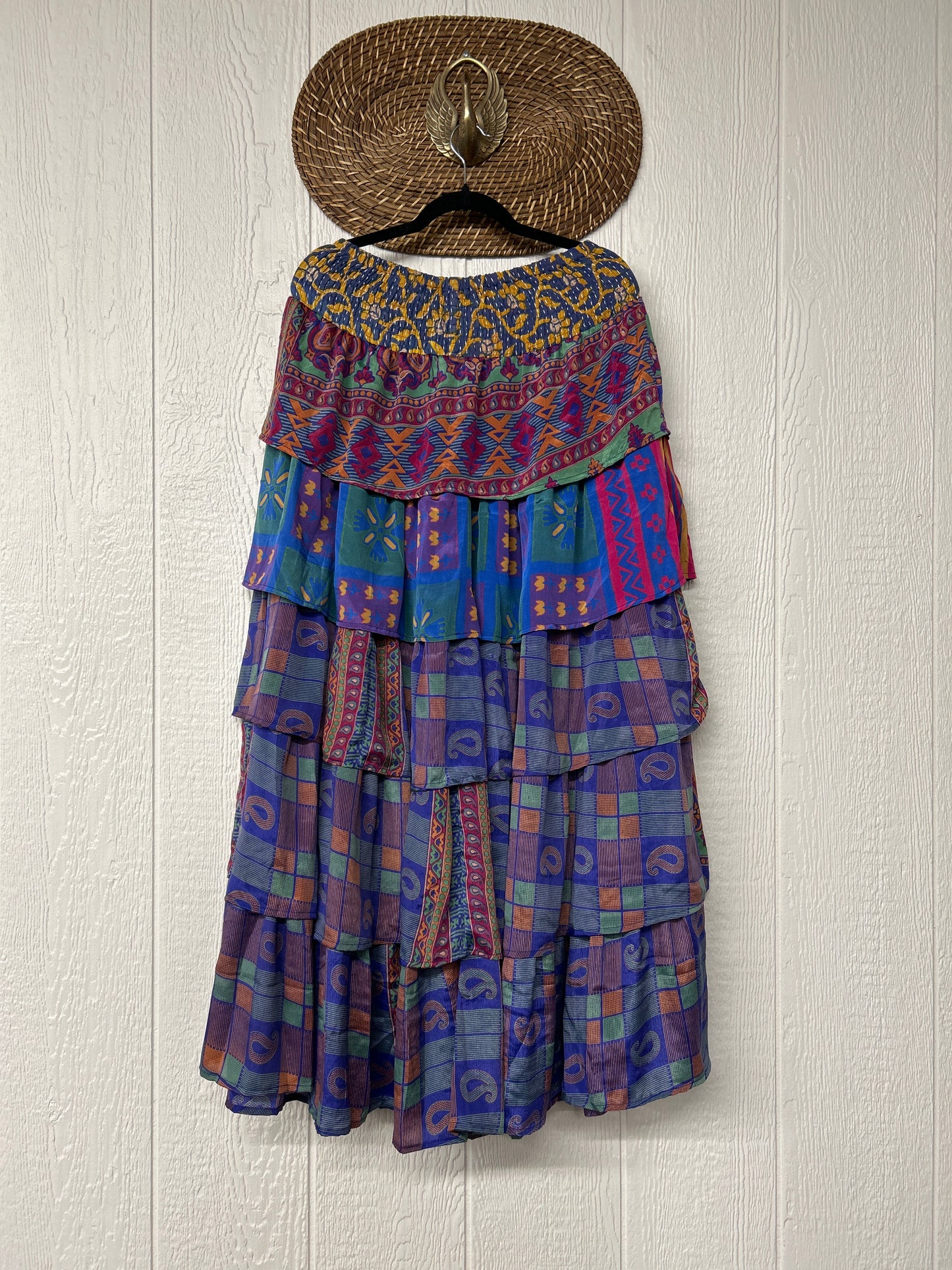 Rasgulla Sari Venus Ruffle Maxi 1125 077