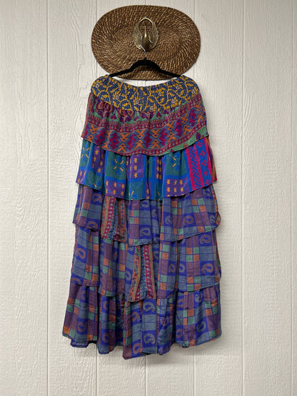 Rasgulla Sari Venus Ruffle Maxi 1125 077