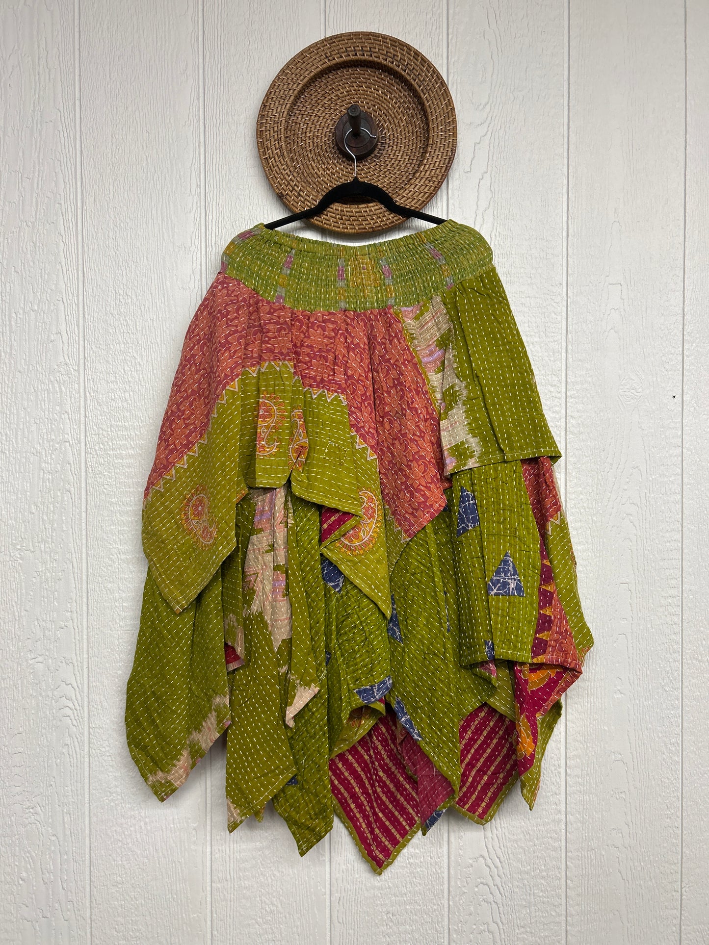 Pareo Kantha Pixie Skirt 0426 044
