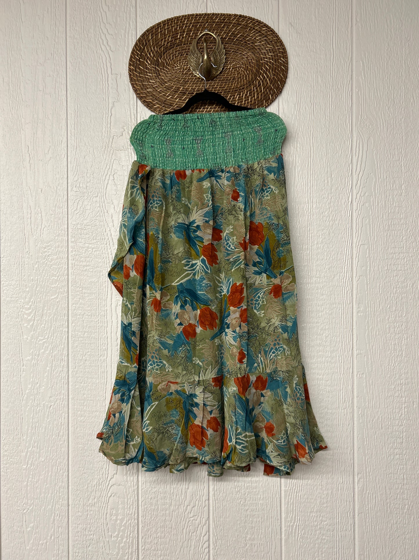 Crepe Sari Inner Peace Wrap Skirt 0626 013