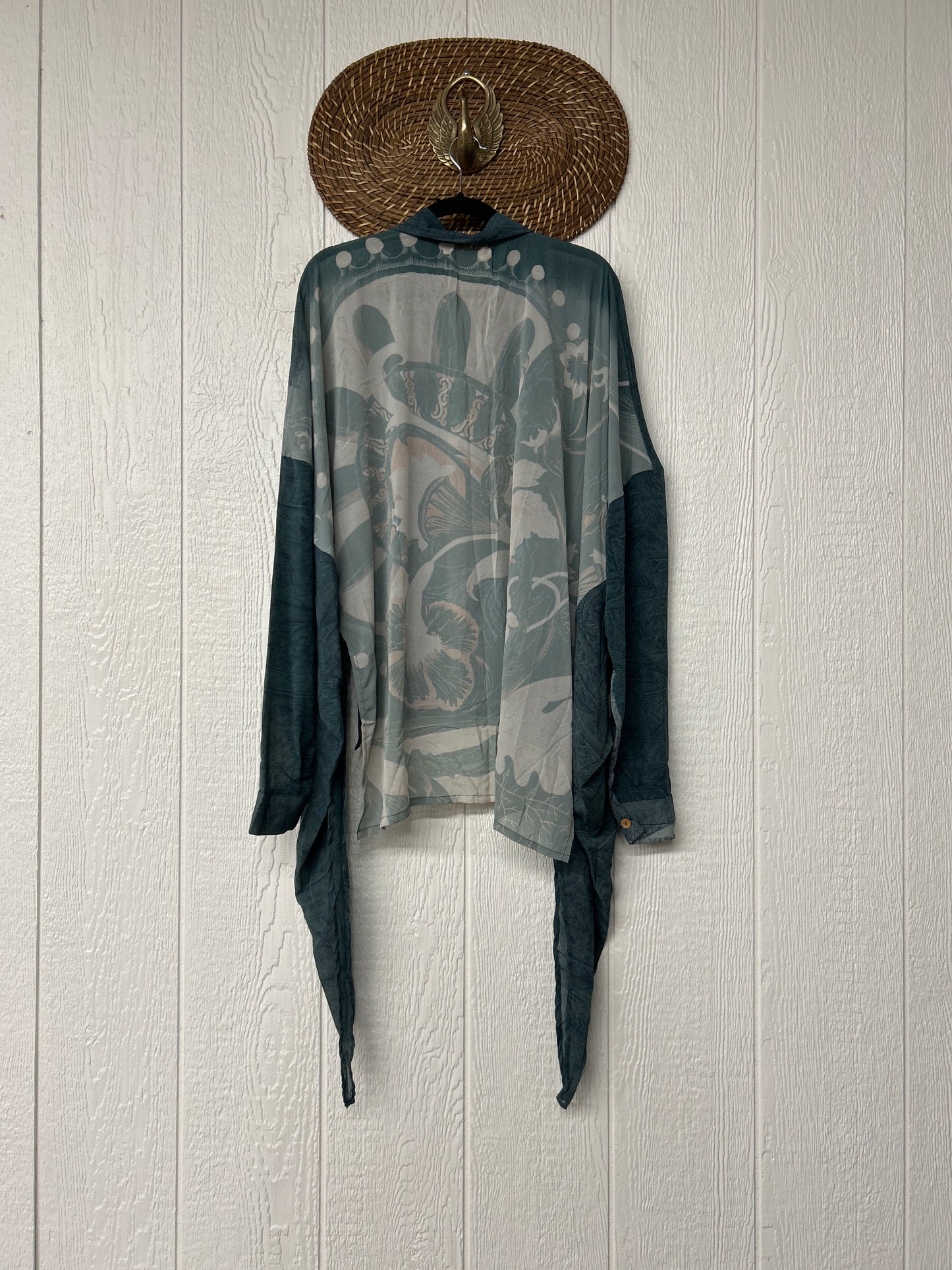 Crepe Sari Nirvana Button Down 1125 072