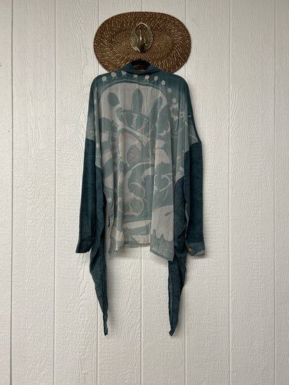 Crepe Sari Nirvana Button Down 1125 072