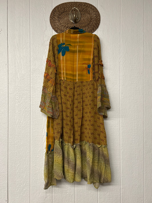 Crepe Sari Rhiannon Duster Dress 0226 055