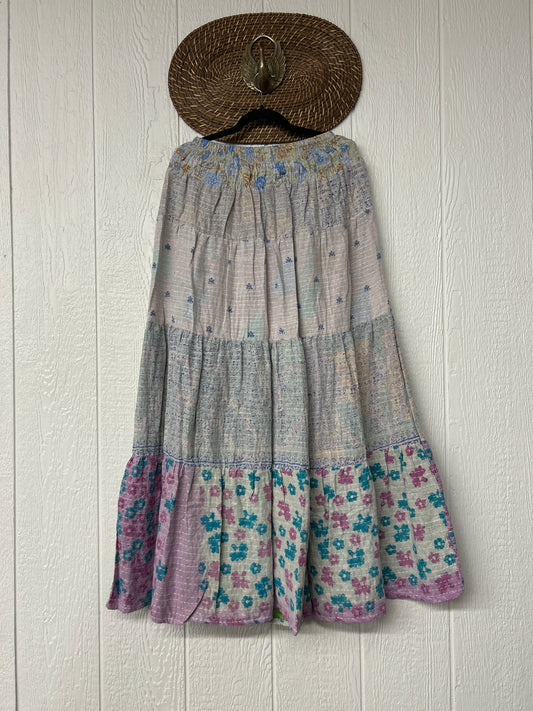 Pareo Kantha Lotus Maxi Skirt 0826 223