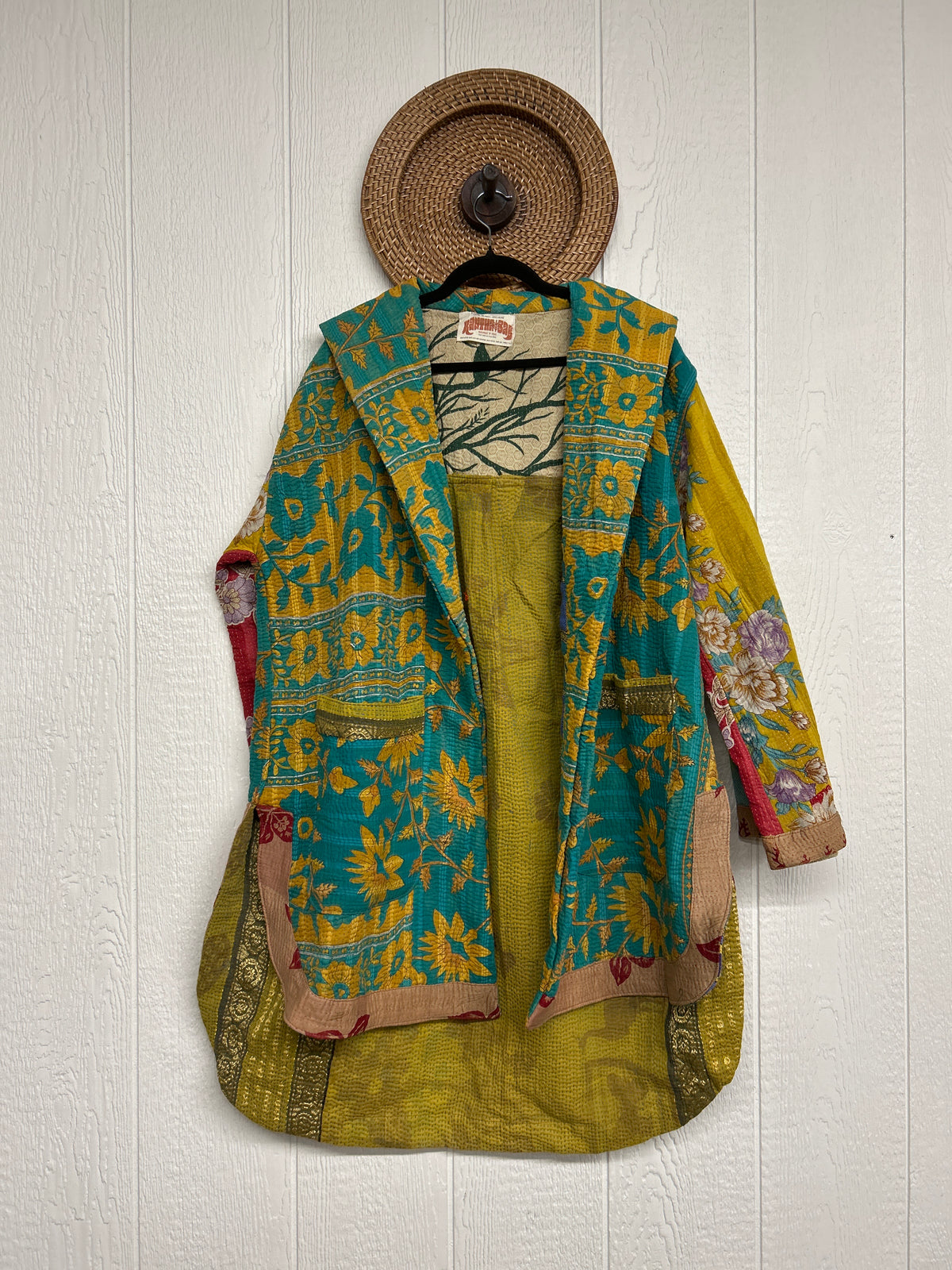Fine Kantha Drifter Coat 1026 214