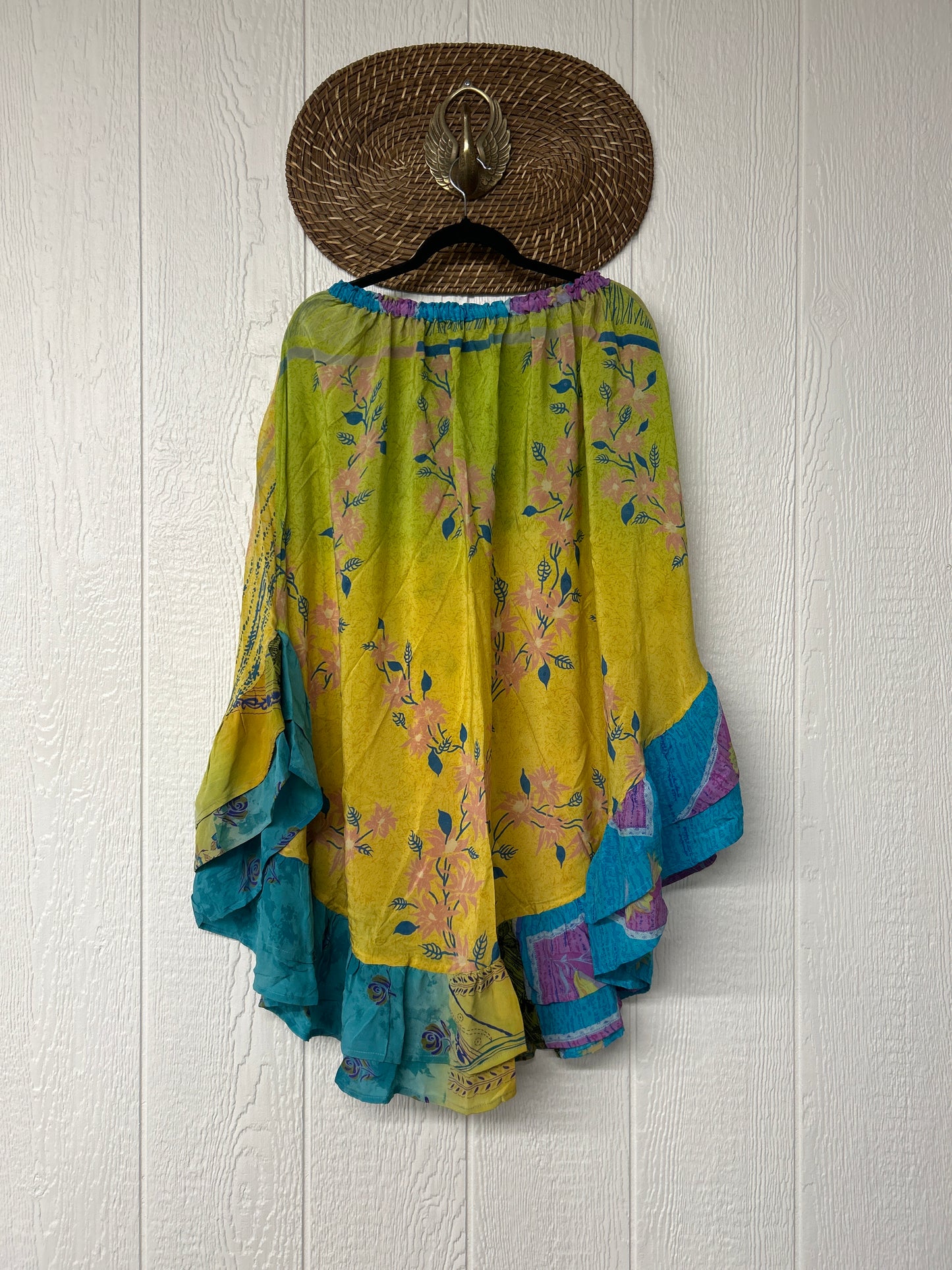 Crepe Wild Rose Skirt 1025 208