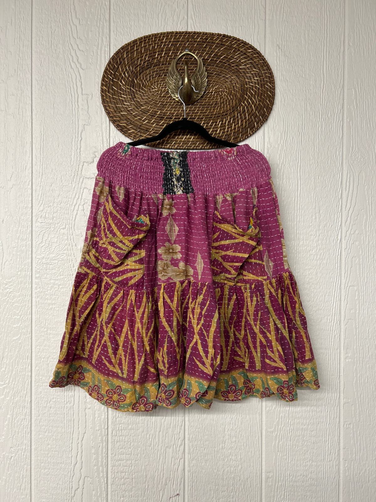 Pareo Kantha Meadow Skirt 0826 003
