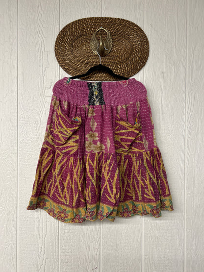 Pareo Kantha Meadow Skirt 0826 003