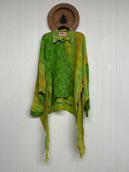 Crepe Sari Nirvana Button Down 1125 222