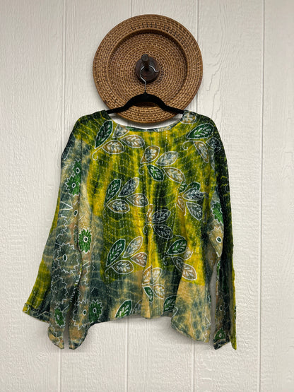Pareo Kantha Wanderer Pocket Crop Top 0526 019