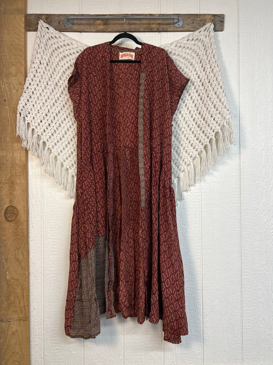 Crepe Sari Summer Evermore Kimono 0726 282