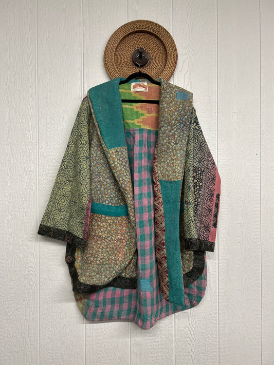 Fine Kantha Drifter Coat 1026 064