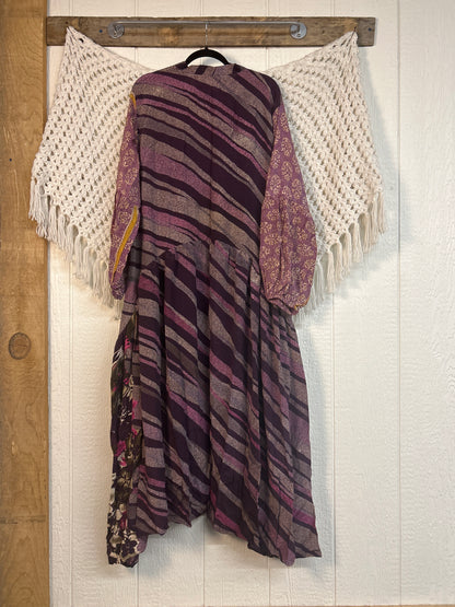 RETAIL Crepe Sari Evermore Kimono 0326 190