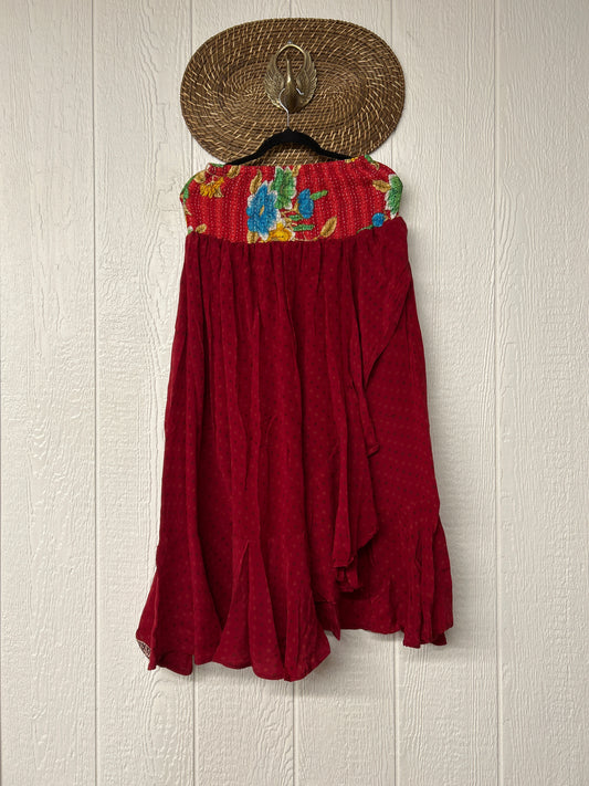 Crepe Sari Inner Peace Wrap Skirt 0626 044