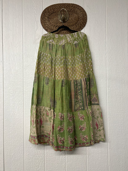 Pareo Kantha Lotus Maxi Skirt 0826 184