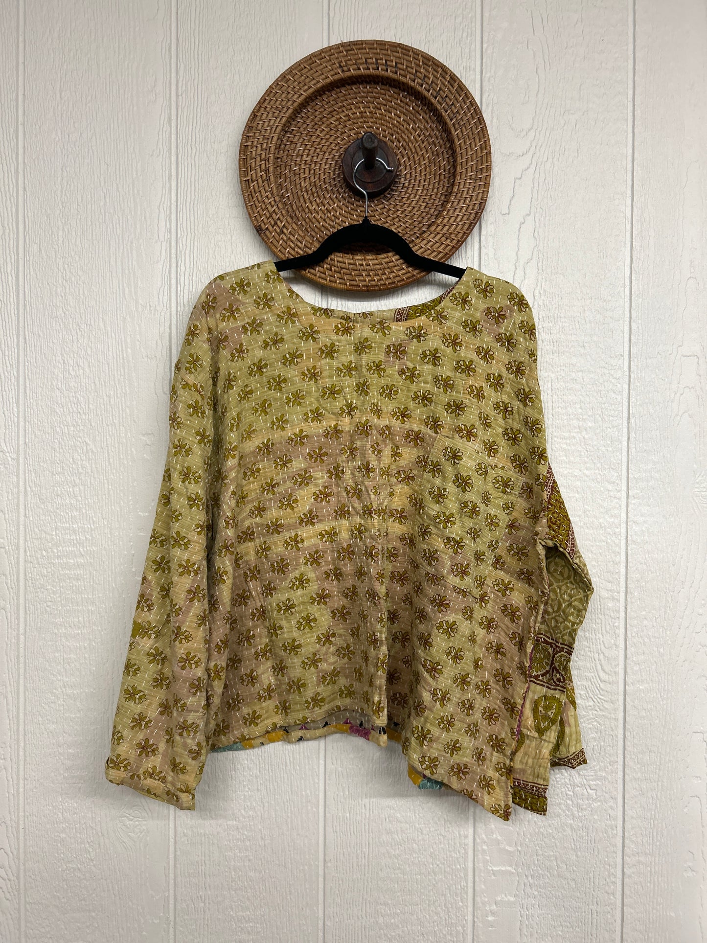 Pareo Kantha Wanderer Pocket Crop Top 0226 036