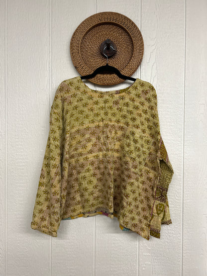 Pareo Kantha Wanderer Pocket Crop Top 0226 036