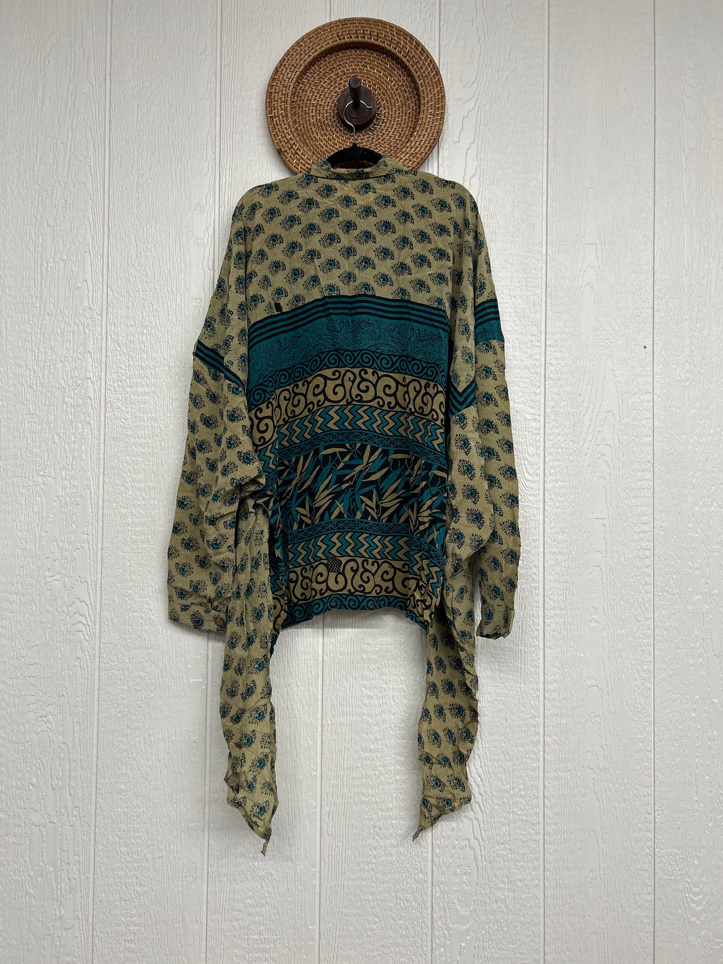 Crepe Sari Nirvana Button Down 1125 172