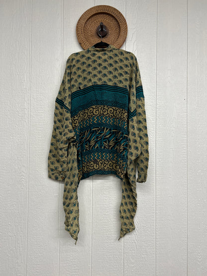 Crepe Sari Nirvana Button Down 1125 172