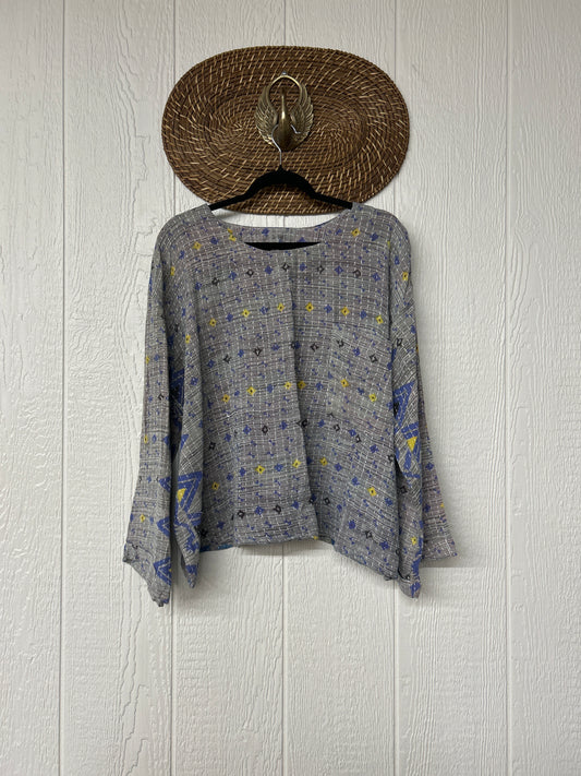 Pareo Kantha Wanderer Pocket Crop Top 0226 122