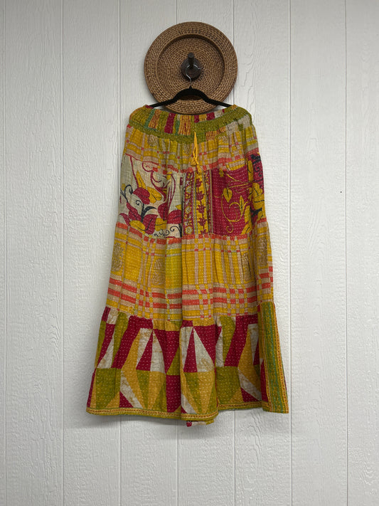Pareo Kantha Lotus Maxi Skirt 0826 260