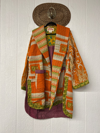 Fine Kantha Drifter Coat 1125 044