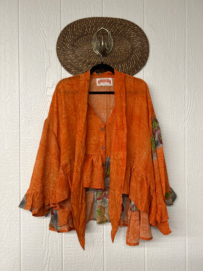 Crepe Sari Wild Rose Top 1225 227