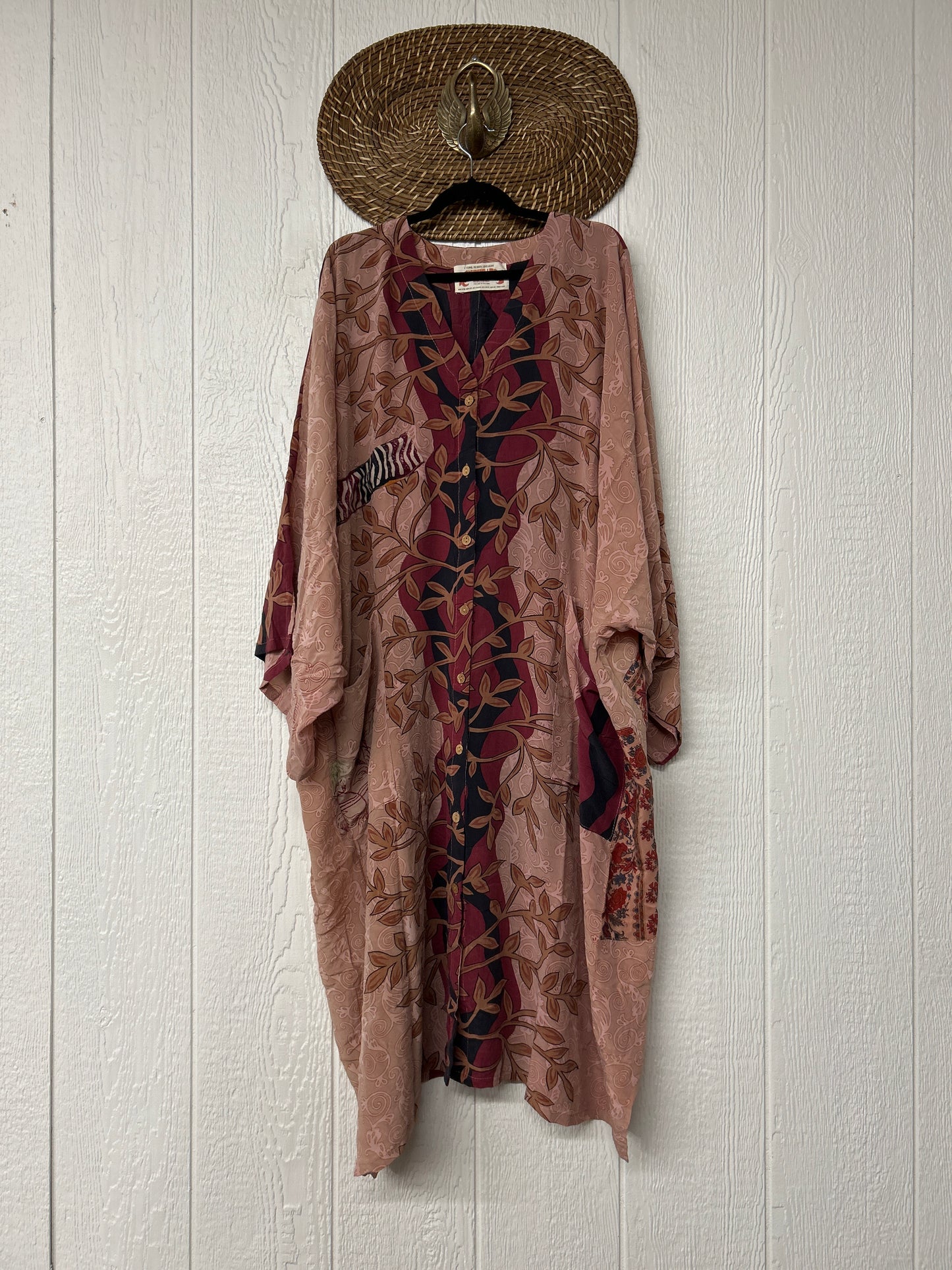 Crepe Sari Gaia Duster Dress 0826 098