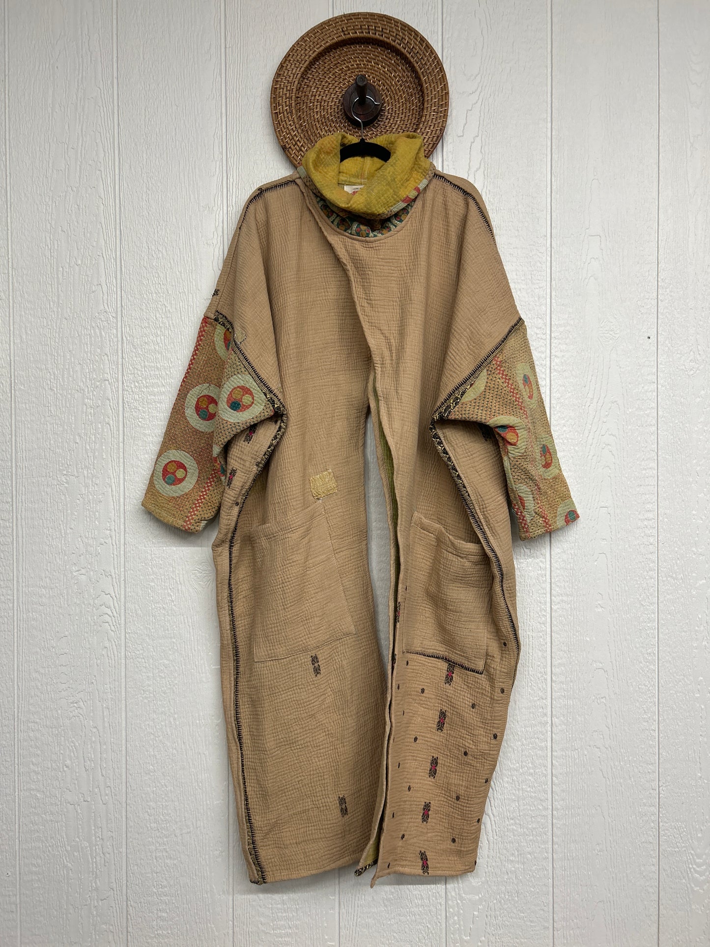 Fine Kantha Cowl Split Pullover 1225 267