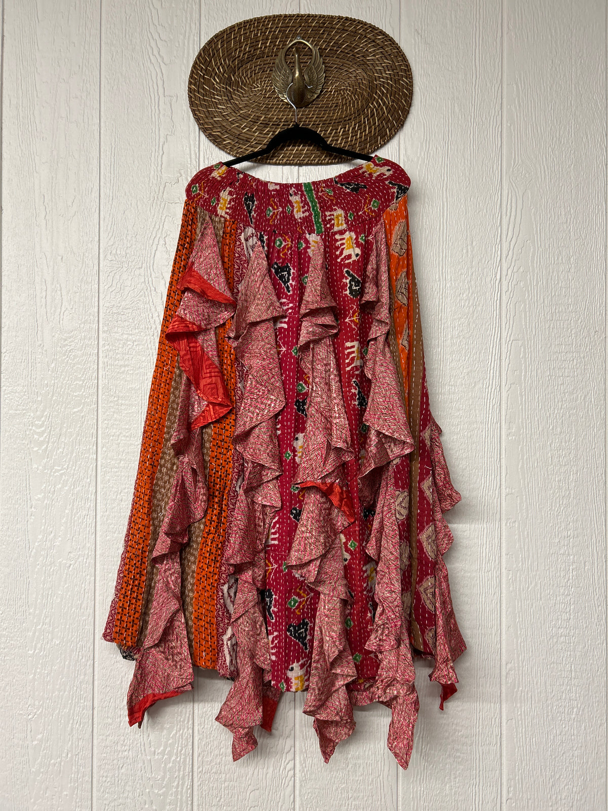 Pareo Kantha Willow Maxi Skirt 0826 263