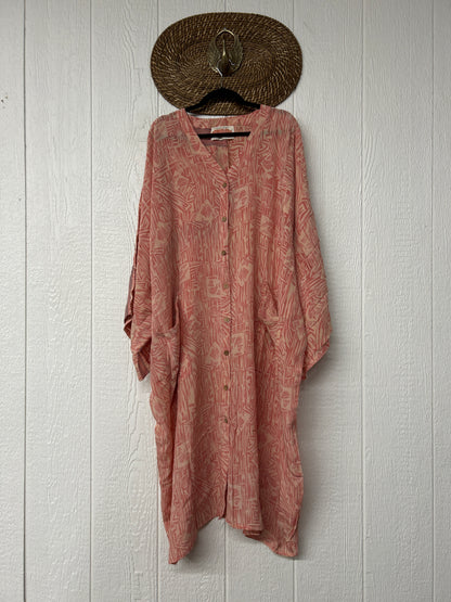 Crepe Sari Gaia Duster Dress 0826 068