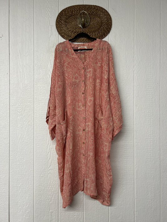 Crepe Sari Gaia Duster Dress 0826 068