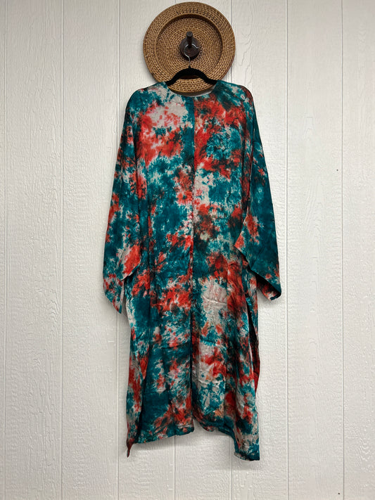 Crepe Sari Gaia Duster Dress 0826 184