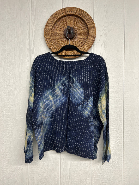 Pareo Kantha Wanderer Pocket Crop Top 0526 011