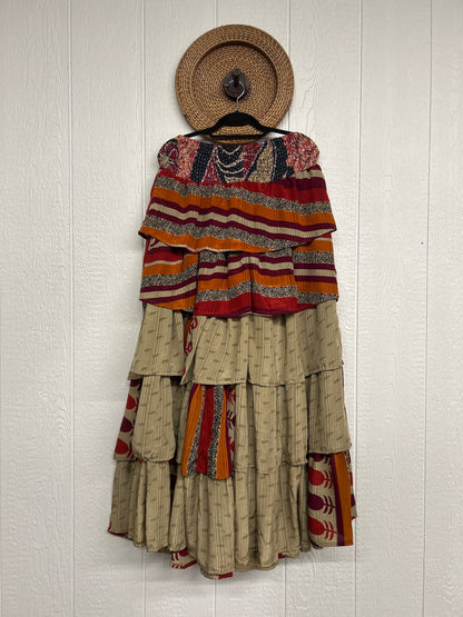 Rasgulla Sari Venus Ruffle Maxi 1125 186