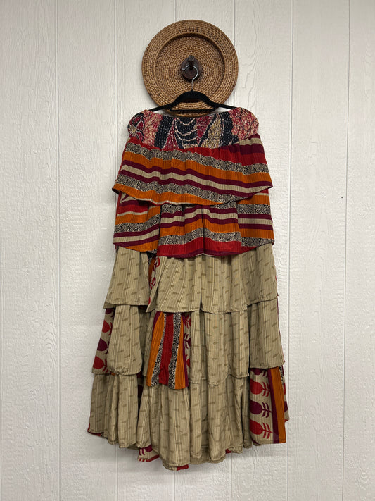 Rasgulla Sari Venus Ruffle Maxi 1125 186