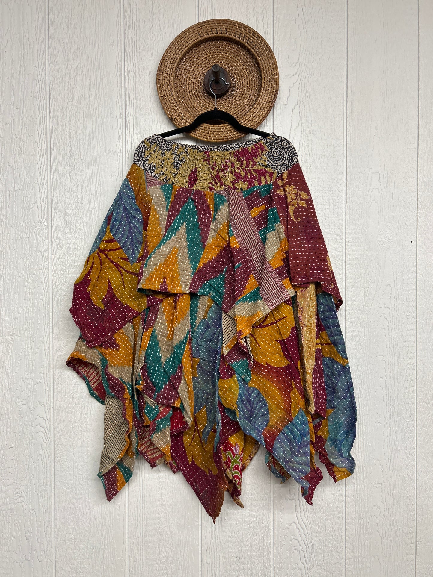 Pareo Kantha Pixie Skirt 0426 217