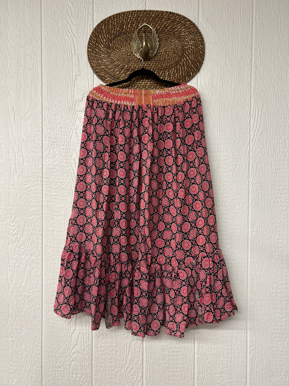Crepe Sari Dahlia Skirt 1026 086