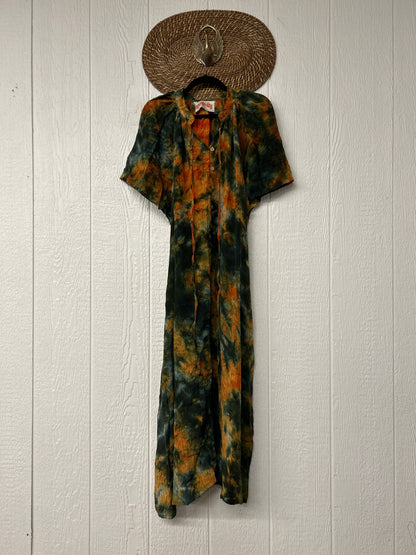 Crepe Sari Summer Woodstock Duster 0626 238