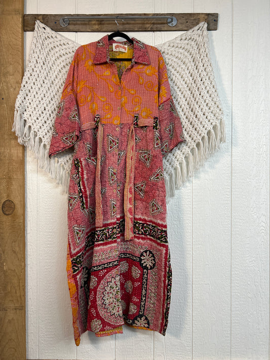 Pareo Kantha Gravity Duster Dress 0226 160