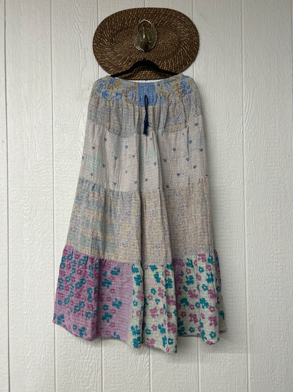 Pareo Kantha Lotus Maxi Skirt 0826 223