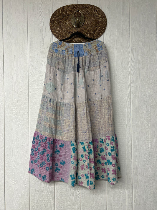 Pareo Kantha Lotus Maxi Skirt 0826 223