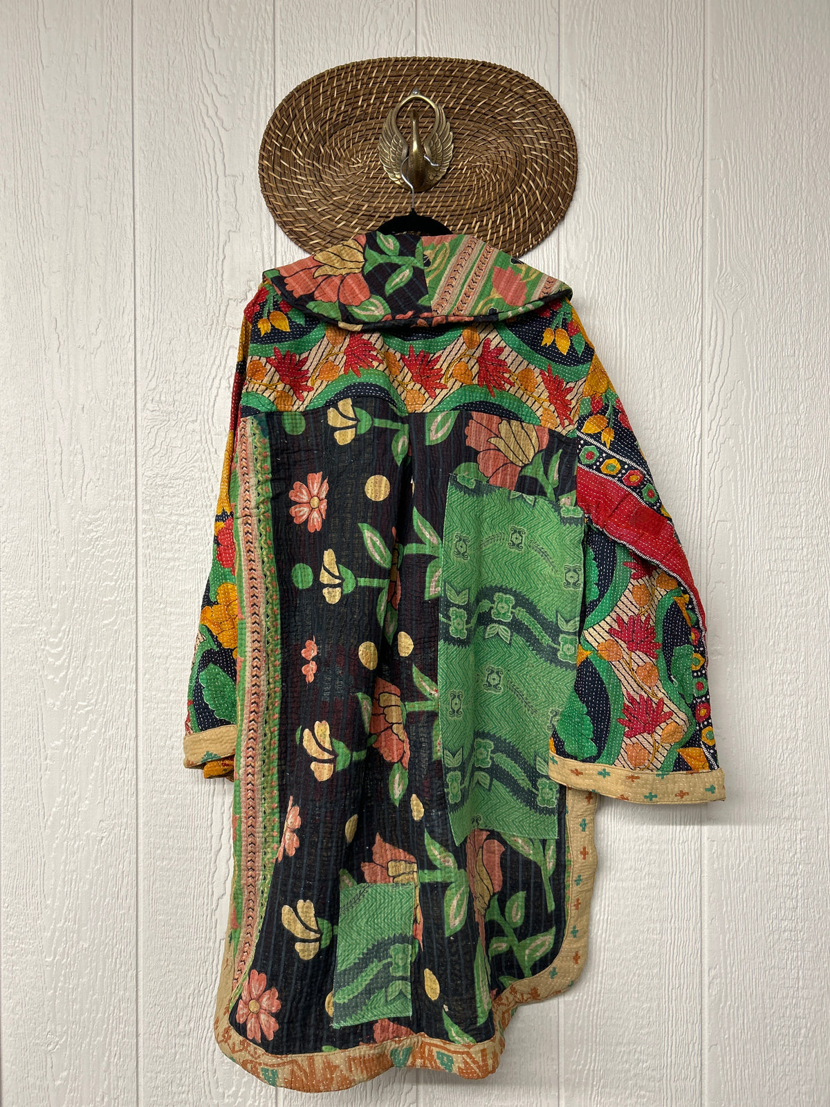 Fine Kantha Drifter Coat 1026 115