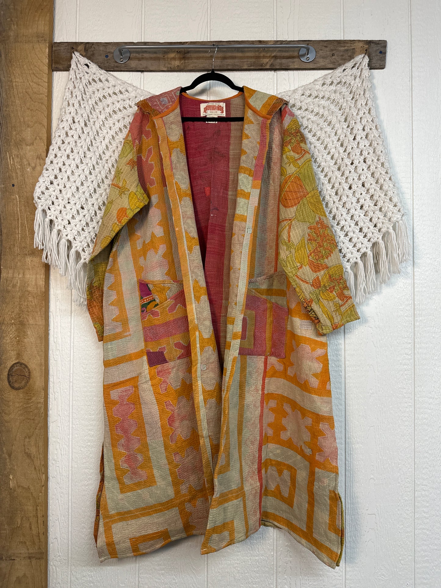 Fine Kantha Rising Sun Coat 1125 253