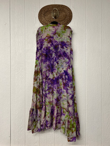 Crepe Sari Summer Dahlia Duster 0726 086